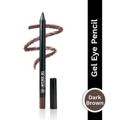 PAC Intense Gel Colored Eye Pencil - 36H Long Wear, Smudgeproof Waterproof, Easy Glide - Dark Brown