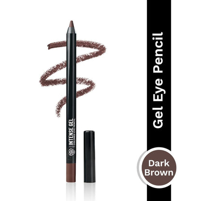 PAC Intense Gel Colored Eye Pencil - 36H Long Wear, Smudgeproof Waterproof, Easy Glide - Dark Brown