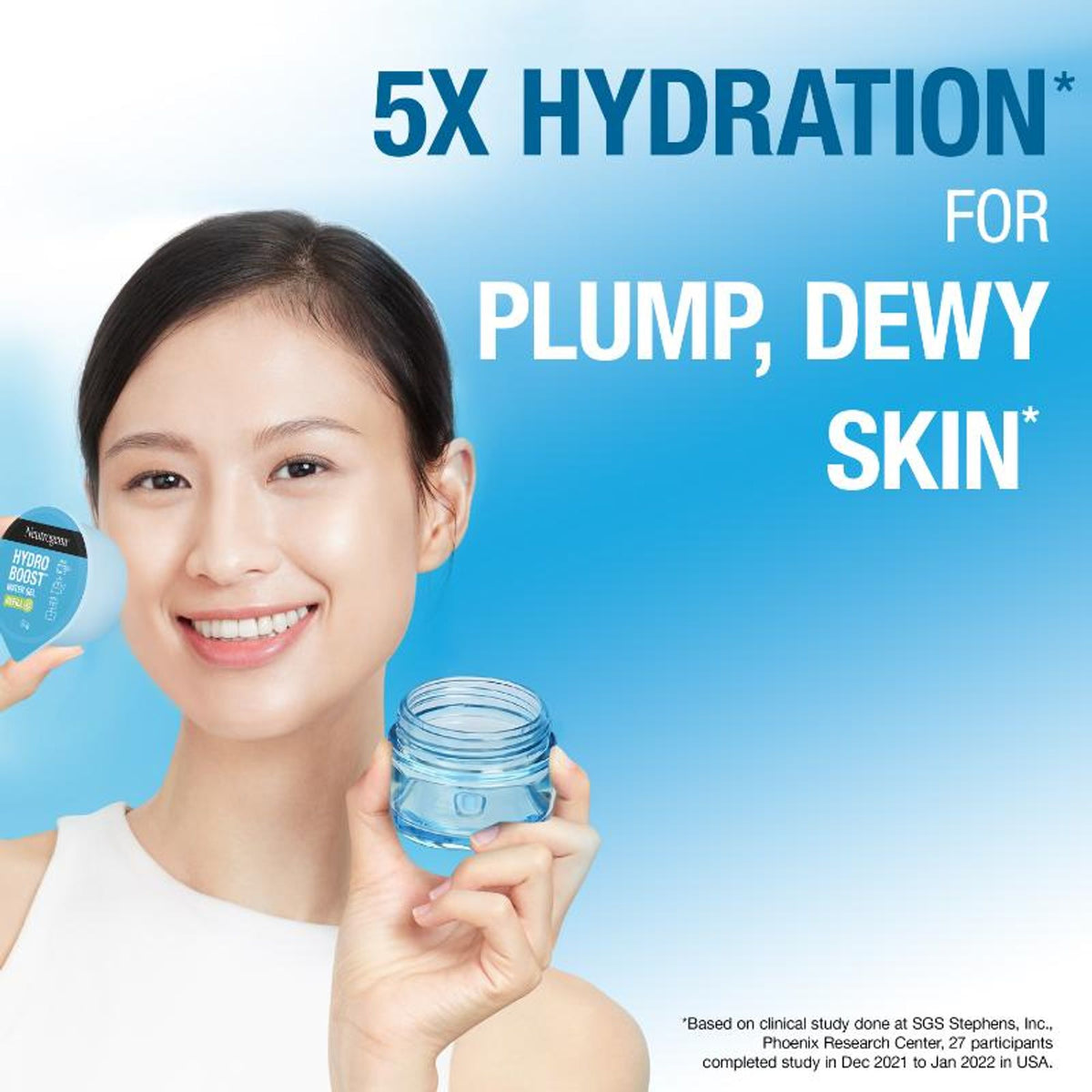 Neutrogena Hydro Boost Hyaluronic Acid Water Gel Face Moisturizer Refill For Normal, Dry & Oily Skin