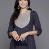 Dhiyona IE Women Ethnic Motifs Embroidered Sequinned Straight Kurta