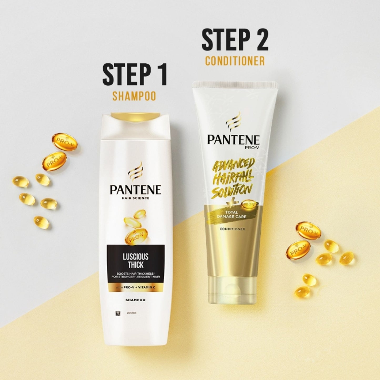 Pantene Advanced Hair Fall Solution Long Black Shampoo