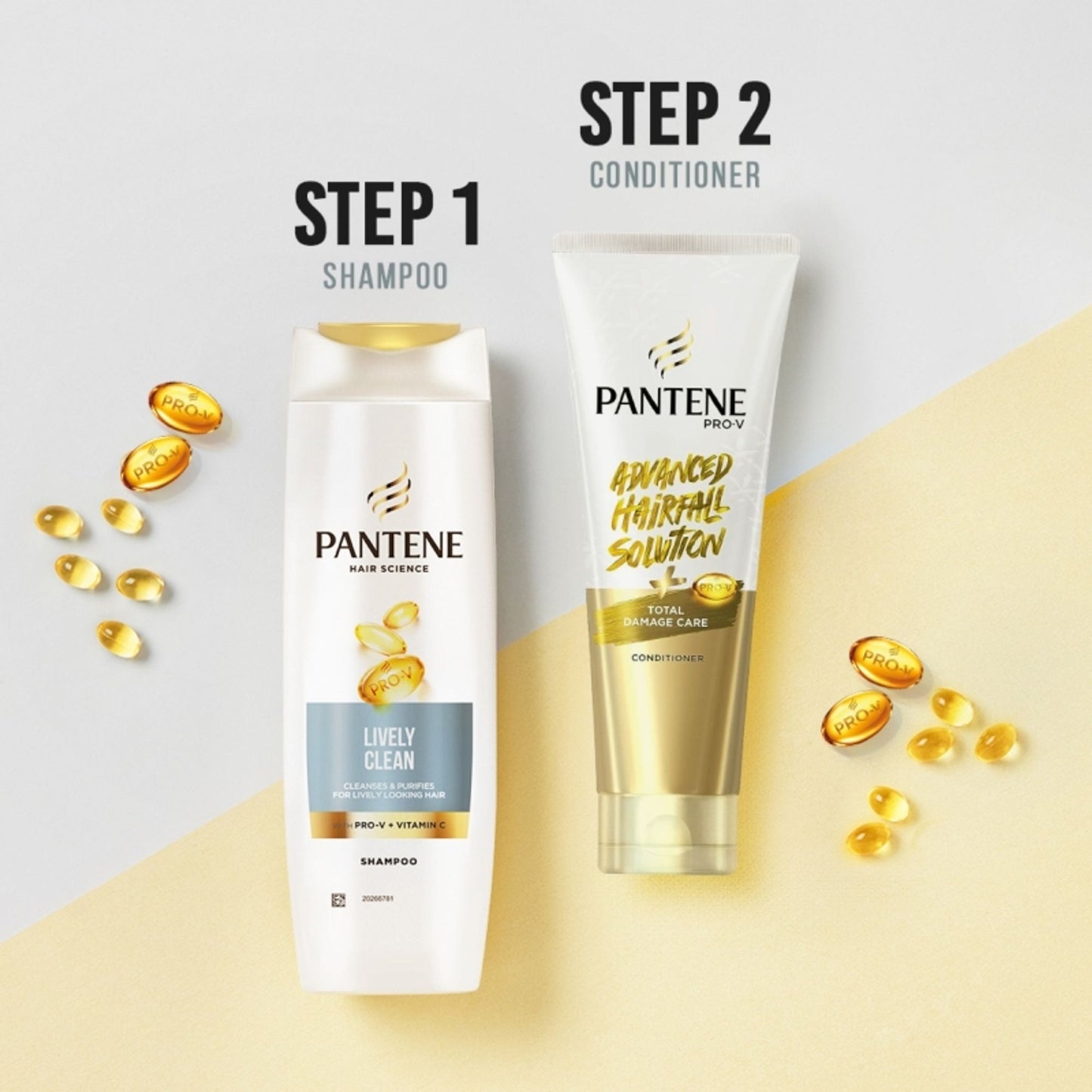 Pantene Advanced Hair Care Solution Lively Clean Shampoo