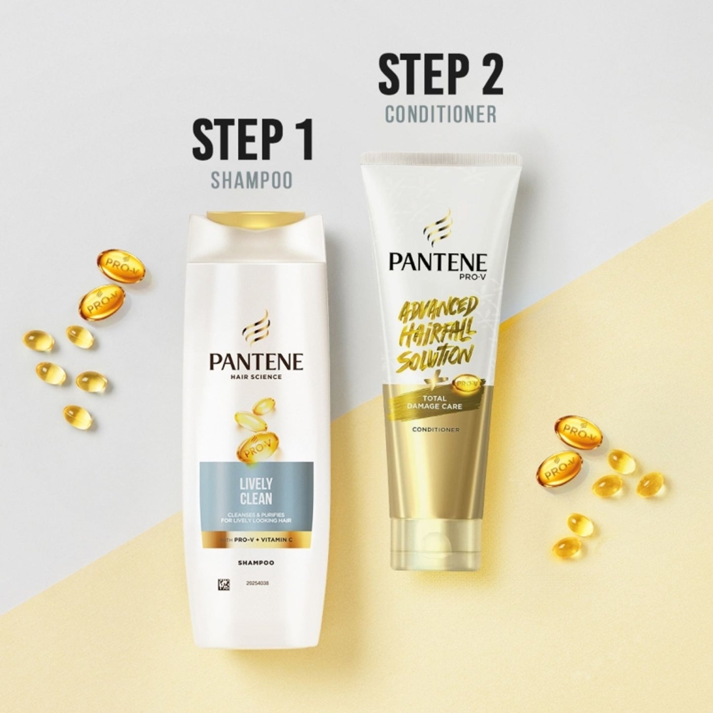 Pantene Advanced Hair Care Solution Lively Clean Shampoo