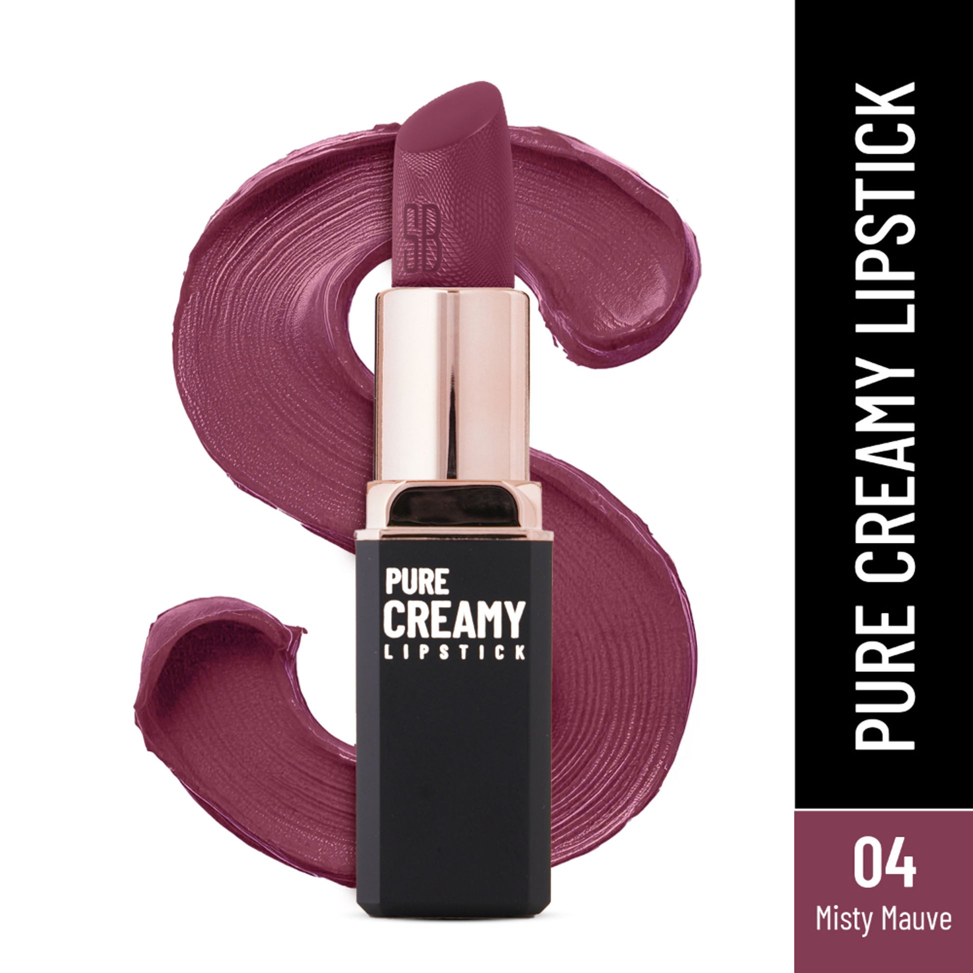 Swiss Beauty Pure Creamy Matte Lipstick - 04 Misty Mauve