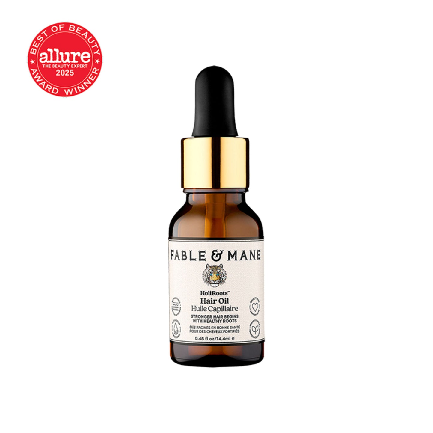 Fable & Mane Holiroots Treatment Oil With Ashwagandha & Amla For Growth, Hydration & Healthier Hair