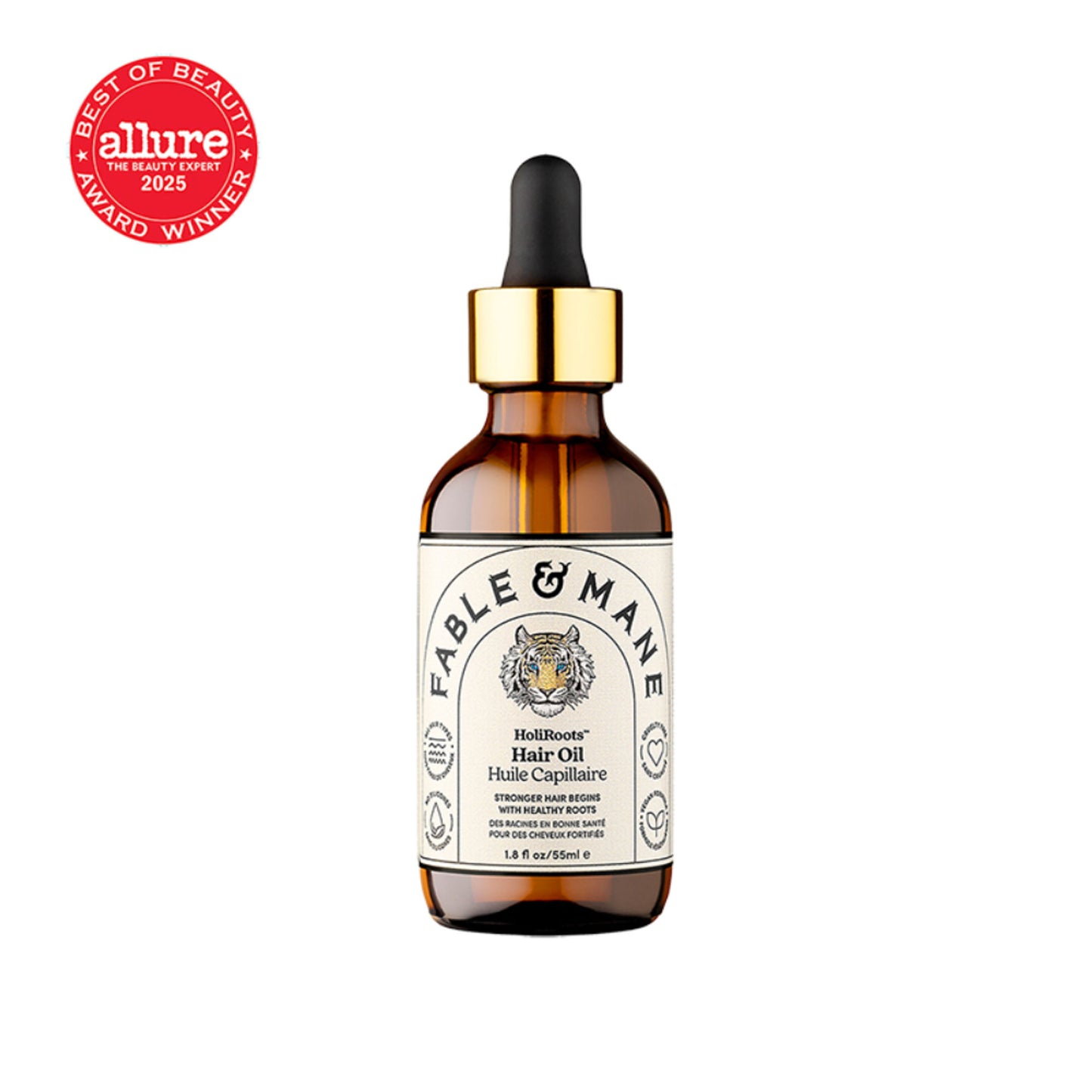 Fable & Mane Holiroots Treatment Oil With Ashwagandha & Amla For Growth, Hydration & Healthier Hair