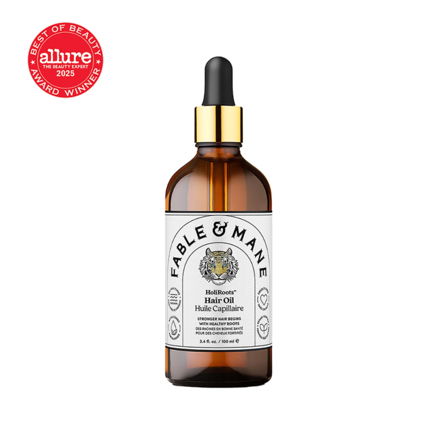 Fable & Mane Holiroots Treatment Oil With Ashwagandha & Amla For Growth, Hydration & Healthier Hair