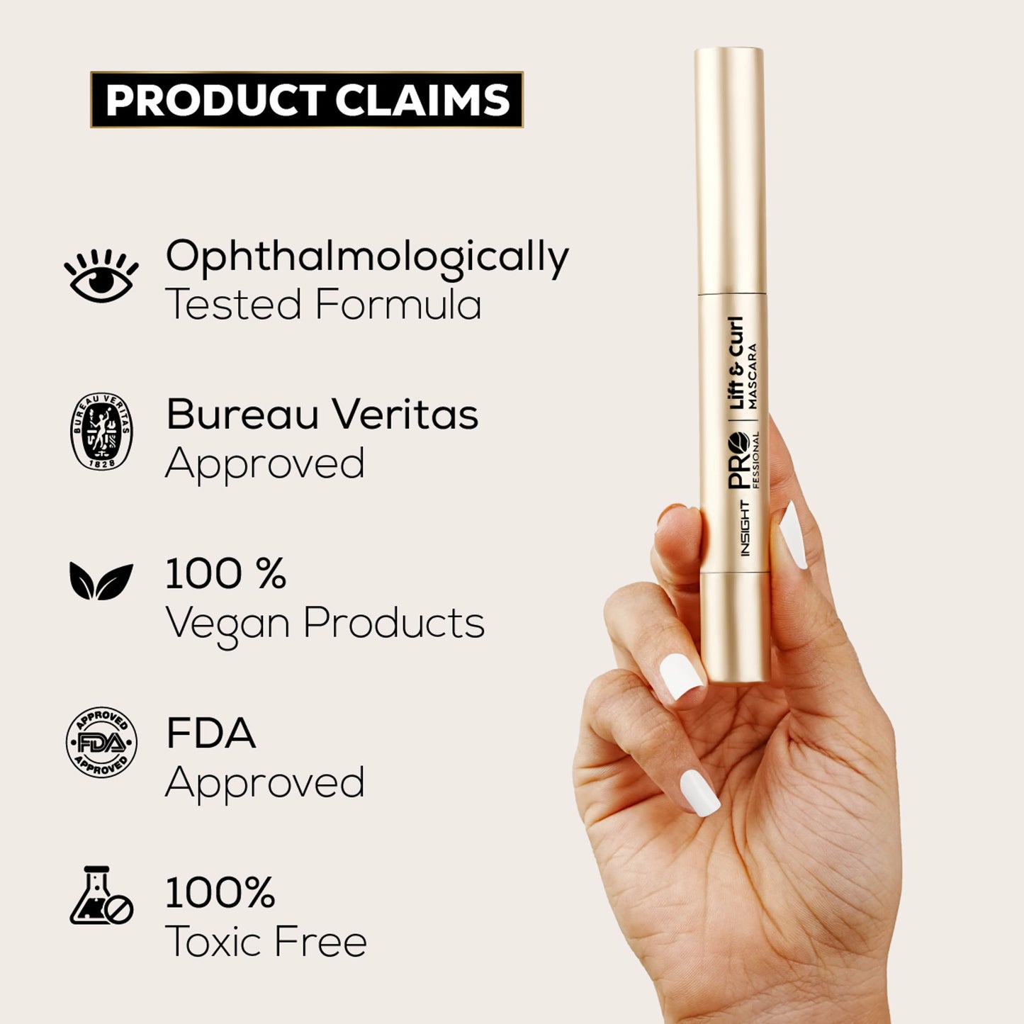 Insight Cosmetics Lift & Curl Mascara