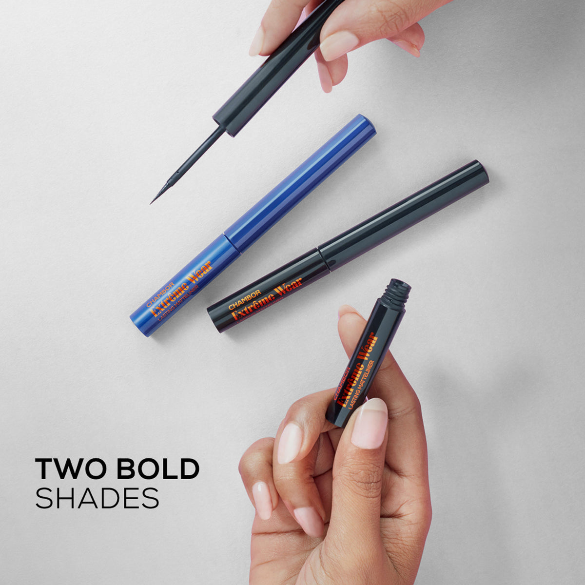 Chambor Extreme Wear Lasting Matte Black Eyeliner pencil with a sleek black finish and precise applicator tip.