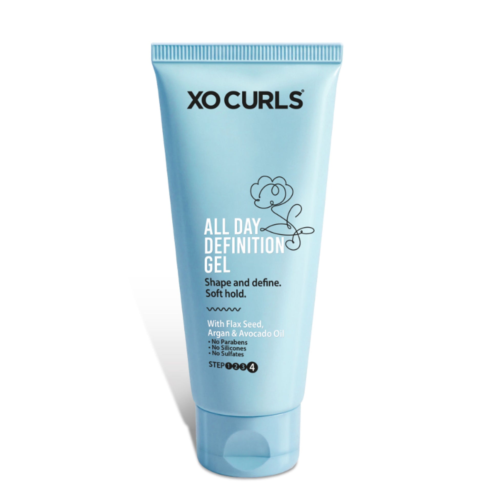 XO Curls Soft Hold Gel For Natural Looking Waves And Curls