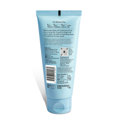 XO Curls Soft Hold Gel For Natural Looking Waves And Curls