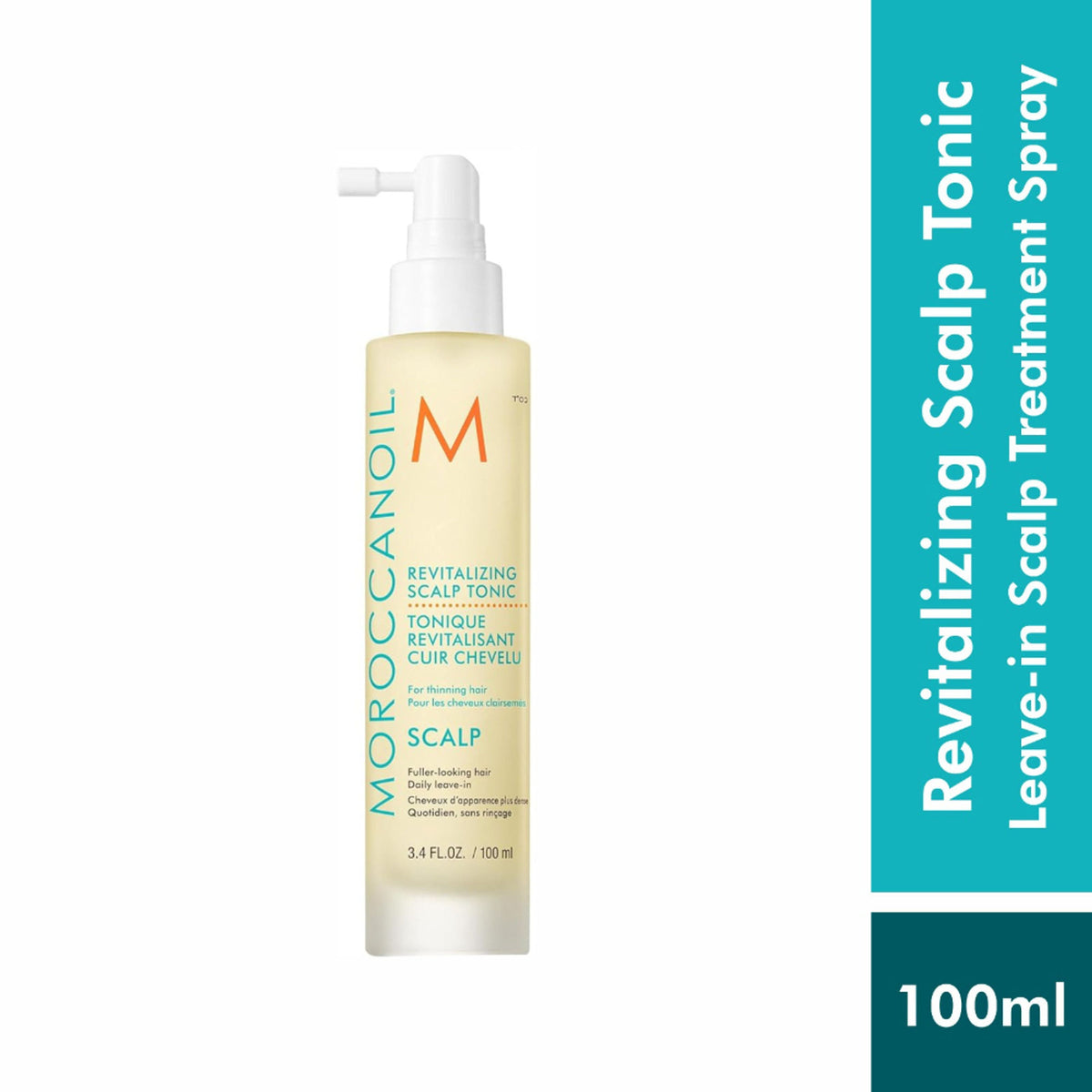 Moroccanoil Revitalizing Scalp Tonic Hairspray Reduces Hair Shedding by 97% Boosts Hair Density