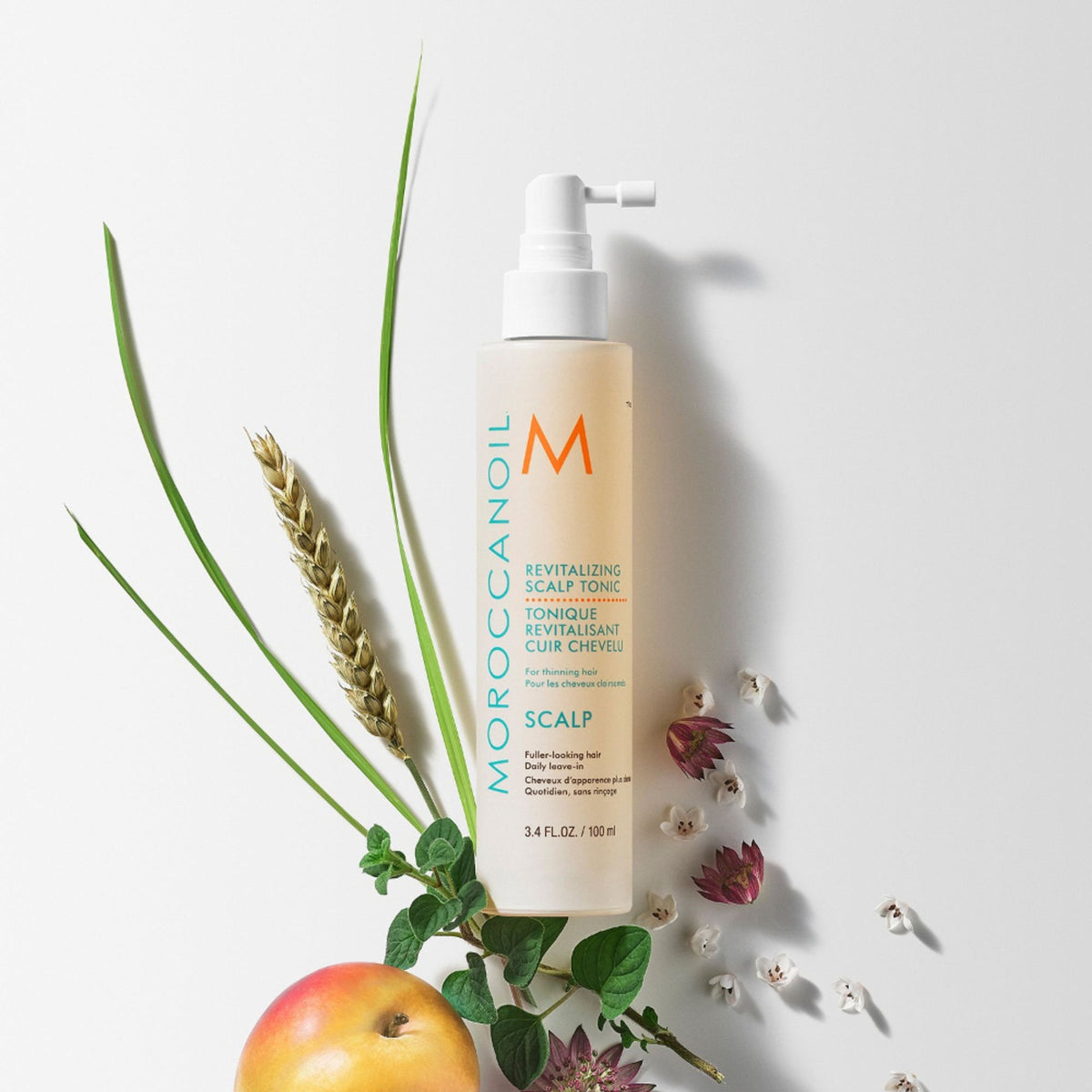 Moroccanoil Revitalizing Scalp Tonic Hairspray Reduces Hair Shedding by 97% Boosts Hair Density