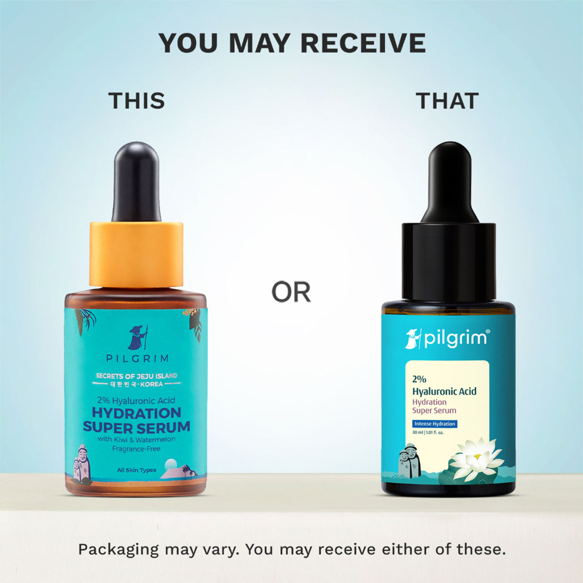 Pilgrim 2% Hyaluronic Acid Hydration Super Serum Promotes Cell Regeneration Brighten Skin Anti Aging