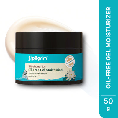 Pilgrim Oil-Free Gel Moisturiser with Hyaluronic Acid for Acne