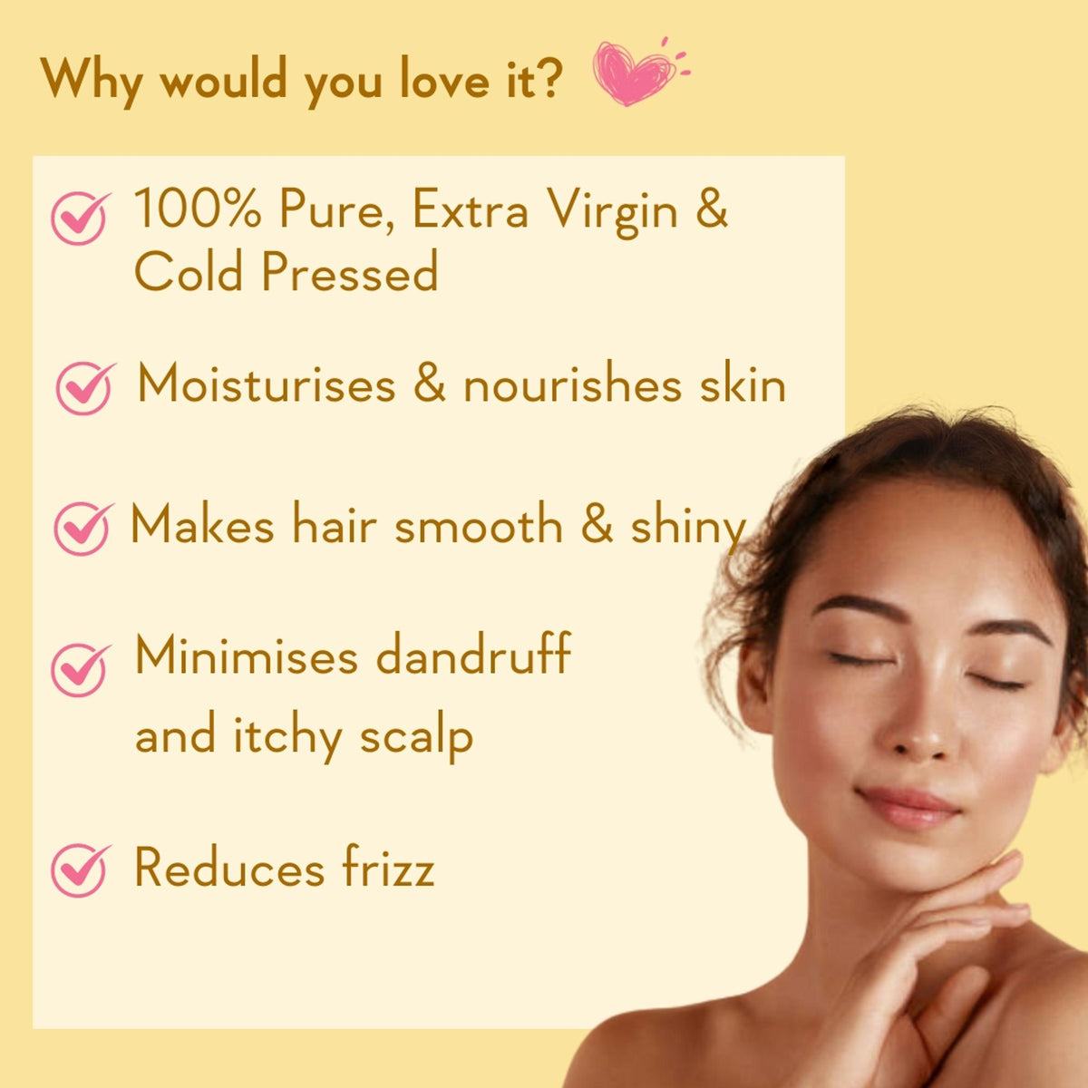 WishCare 100% Pure Cold Pressed Badam Rogan Sweet Almond Oil-Strengthens Hair-Adds Glow to Dry Skin