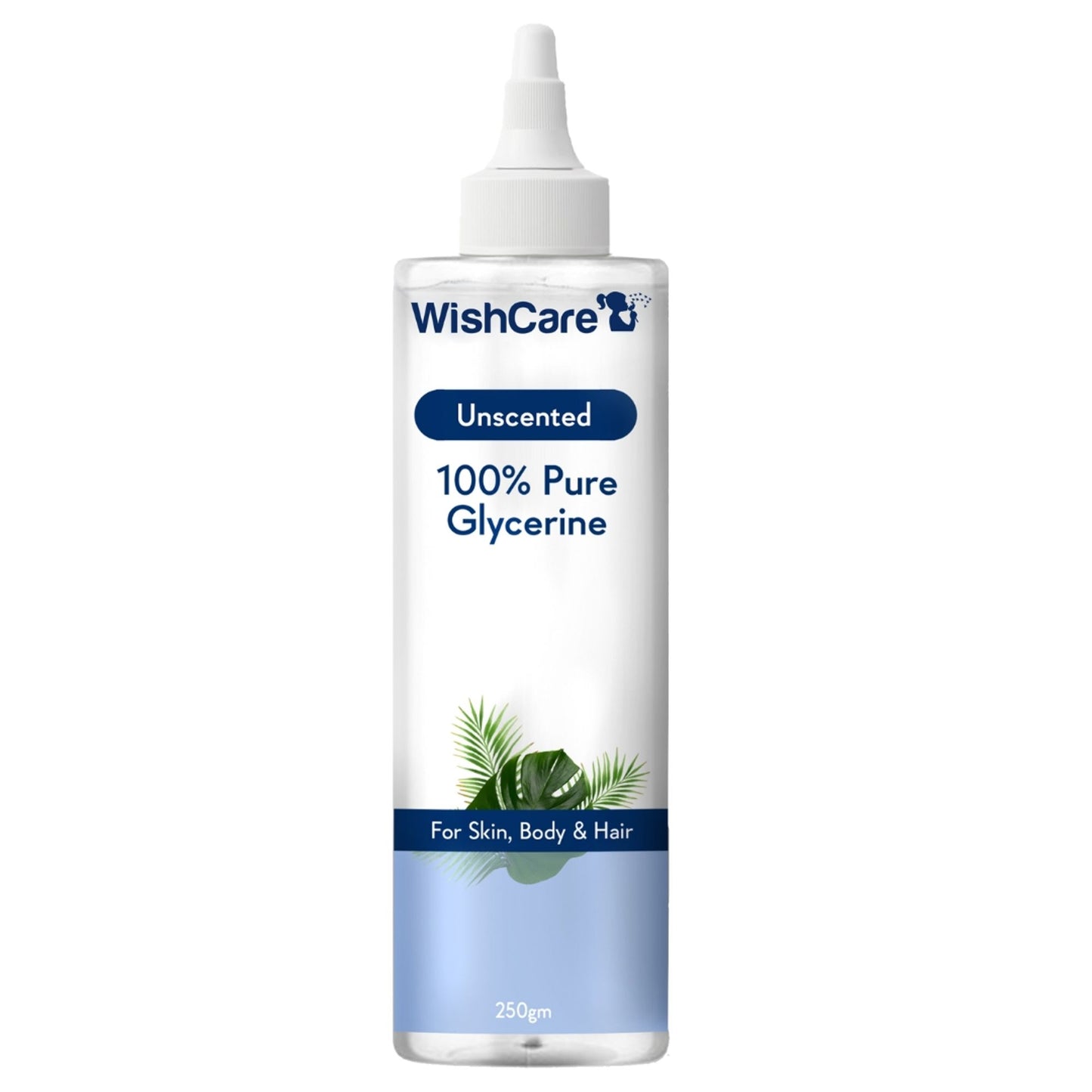 WishCare Pure & Unscented Glycerine for Healthy Skin & Hair|Hydrates, Softens & Nourishes Skin &Hair