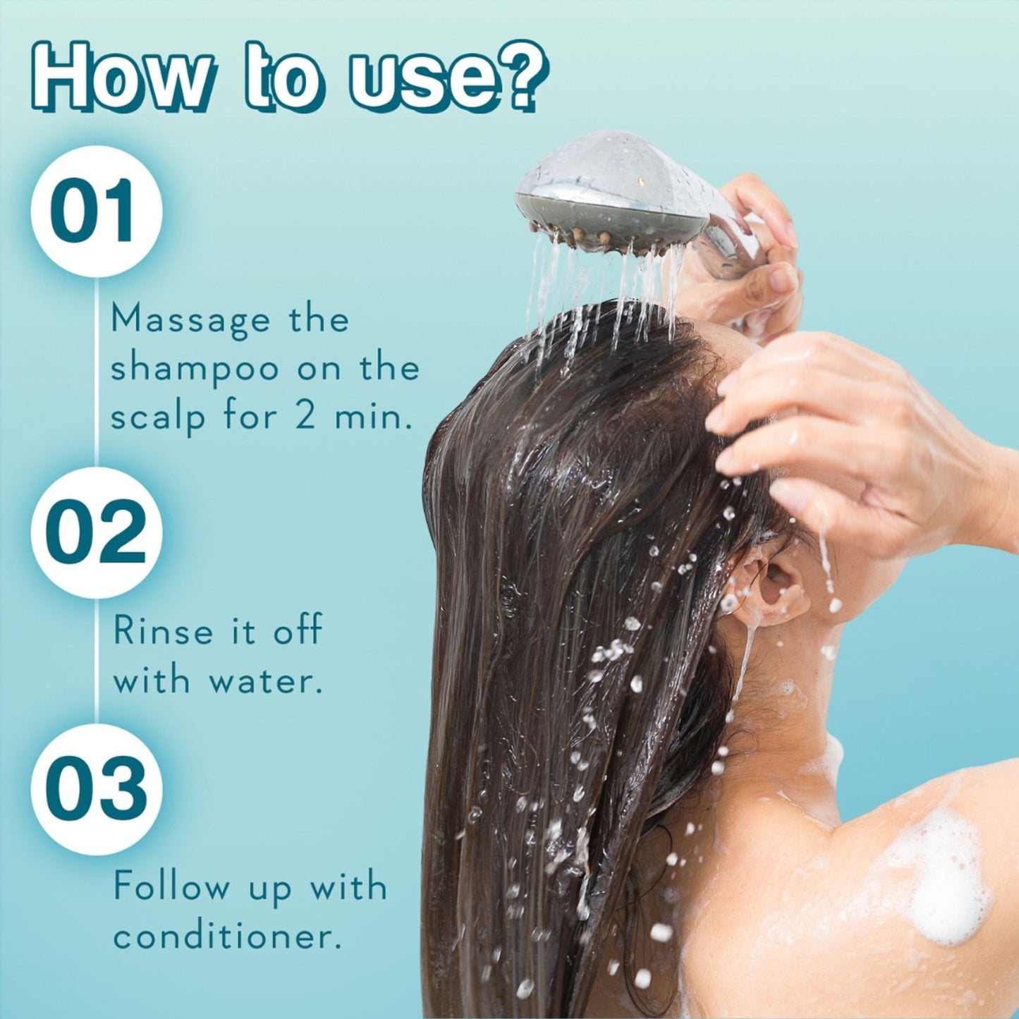 WishCare Ceramide Anti Dandruff Conditioner for Dry & Frizzy Hair - Controls Dandruff & Adds Shine