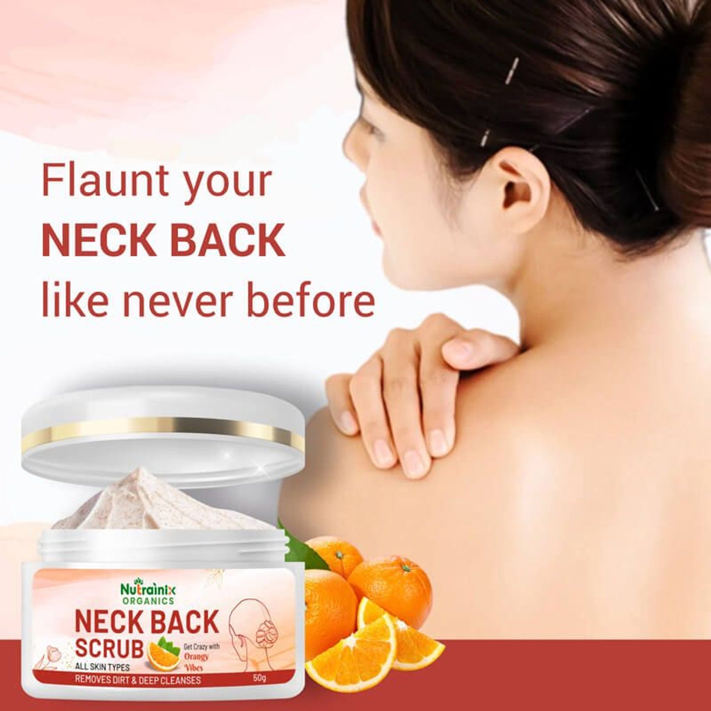 Nutrainix Organics Neck And Back Polishing Scrub