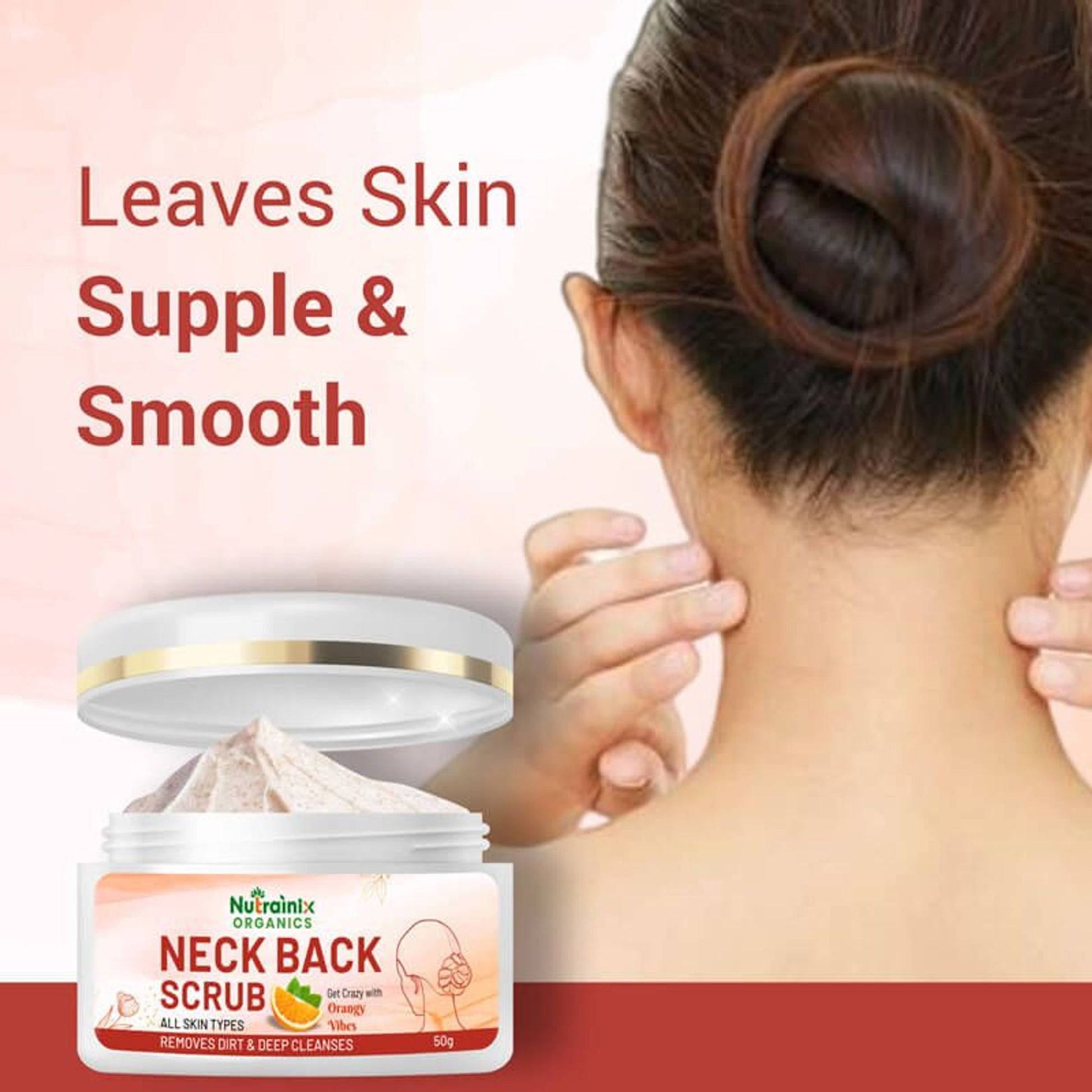 Nutrainix Organics Neck And Back Polishing Scrub