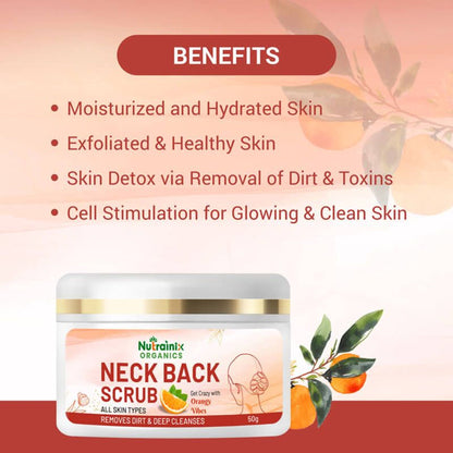 Nutrainix Organics Neck And Back Polishing Scrub
