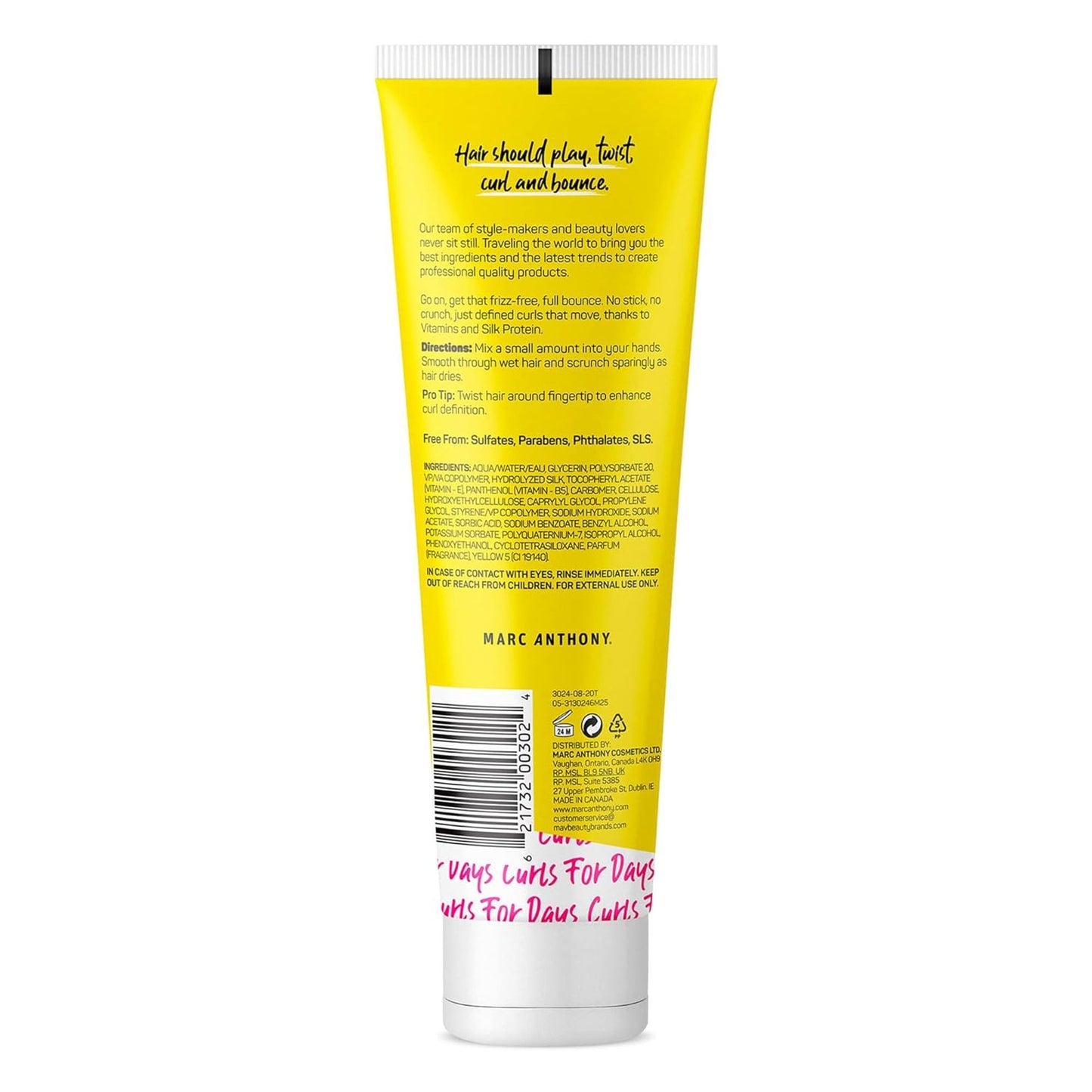 Marc Anthony Strictly Curls Curl Defining Styling Lotion