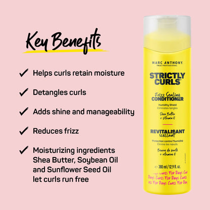 Marc Anthony Strictly Curls Sulfate Free Frizz Sealing Conditioner