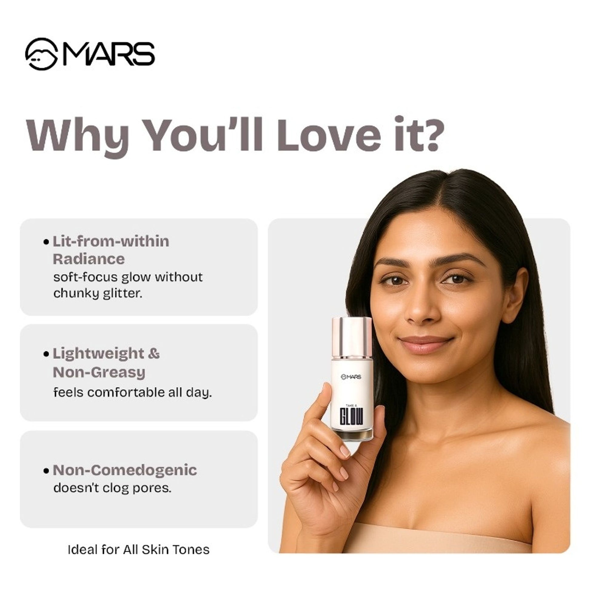 MARS Take A Glow Illuminating Primer - Moon Glow