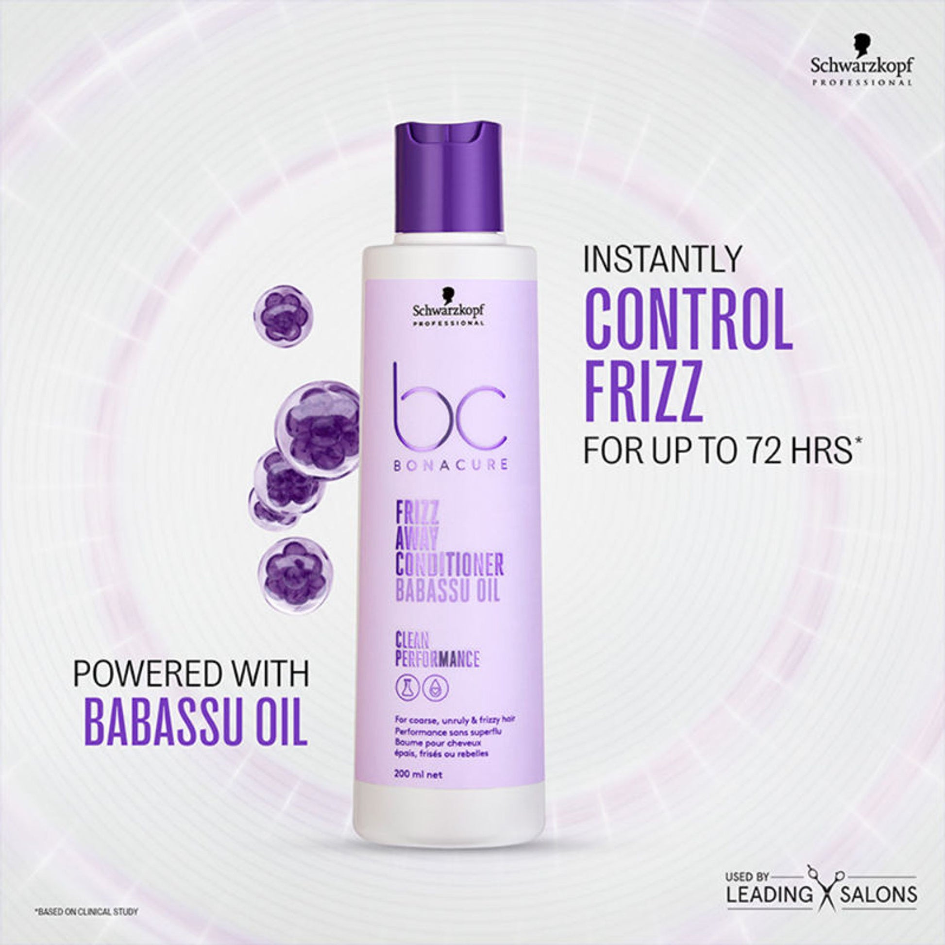 Schwarzkopf Professional Bonacure Frizz Away Conditioner With Babassu Oil