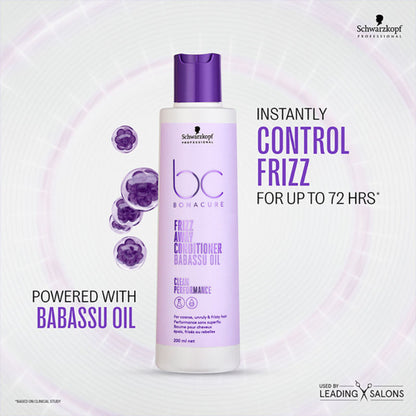 Schwarzkopf Professional Bonacure Frizz Away Conditioner With Babassu Oil