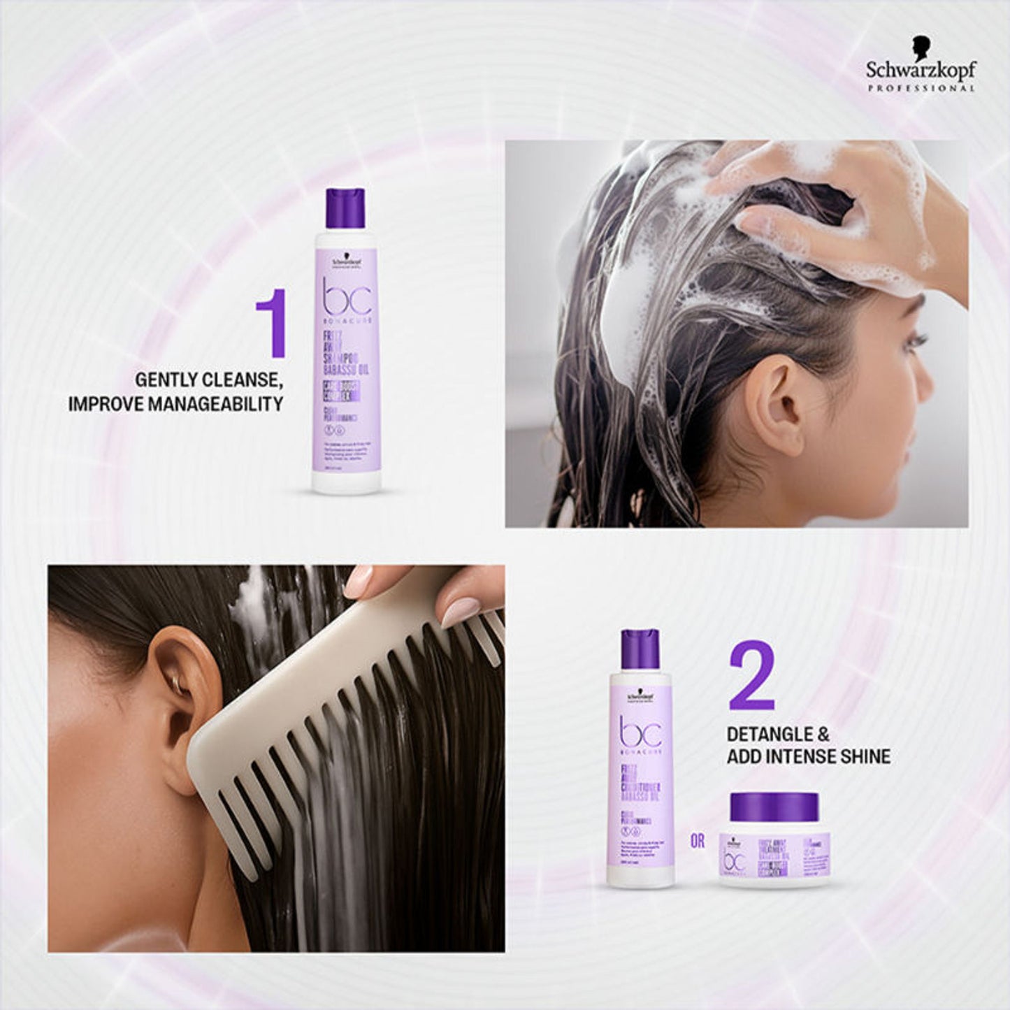 Schwarzkopf Professional Bonacure Frizz Away Conditioner With Babassu Oil
