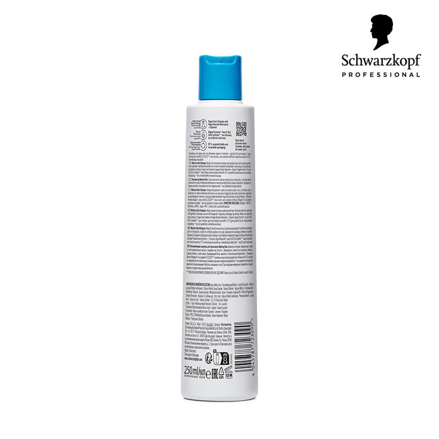Schwarzkopf Professional Bonacure Moisture Kick Shampoo With Aloe Vera - For Dry Hair
