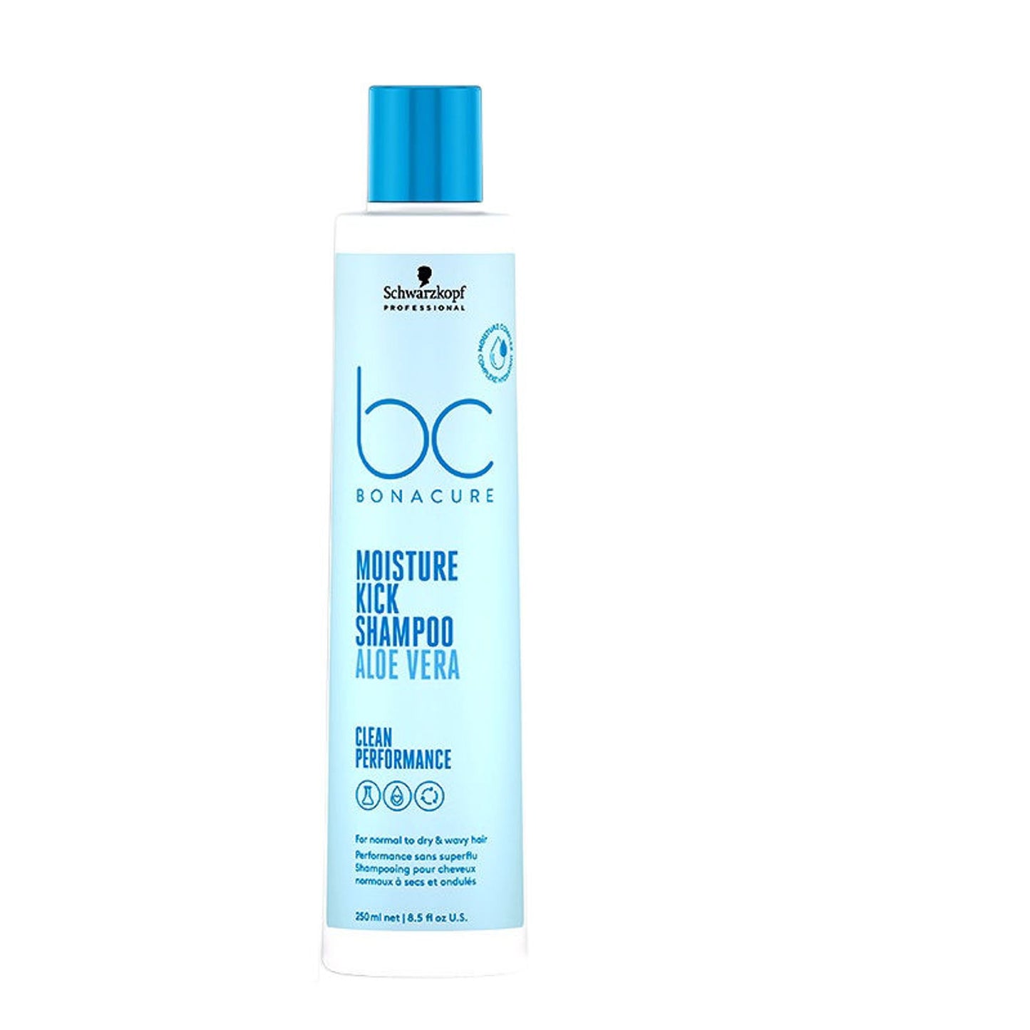Schwarzkopf Professional Bonacure Moisture Kick Shampoo With Aloe Vera - For Dry Hair