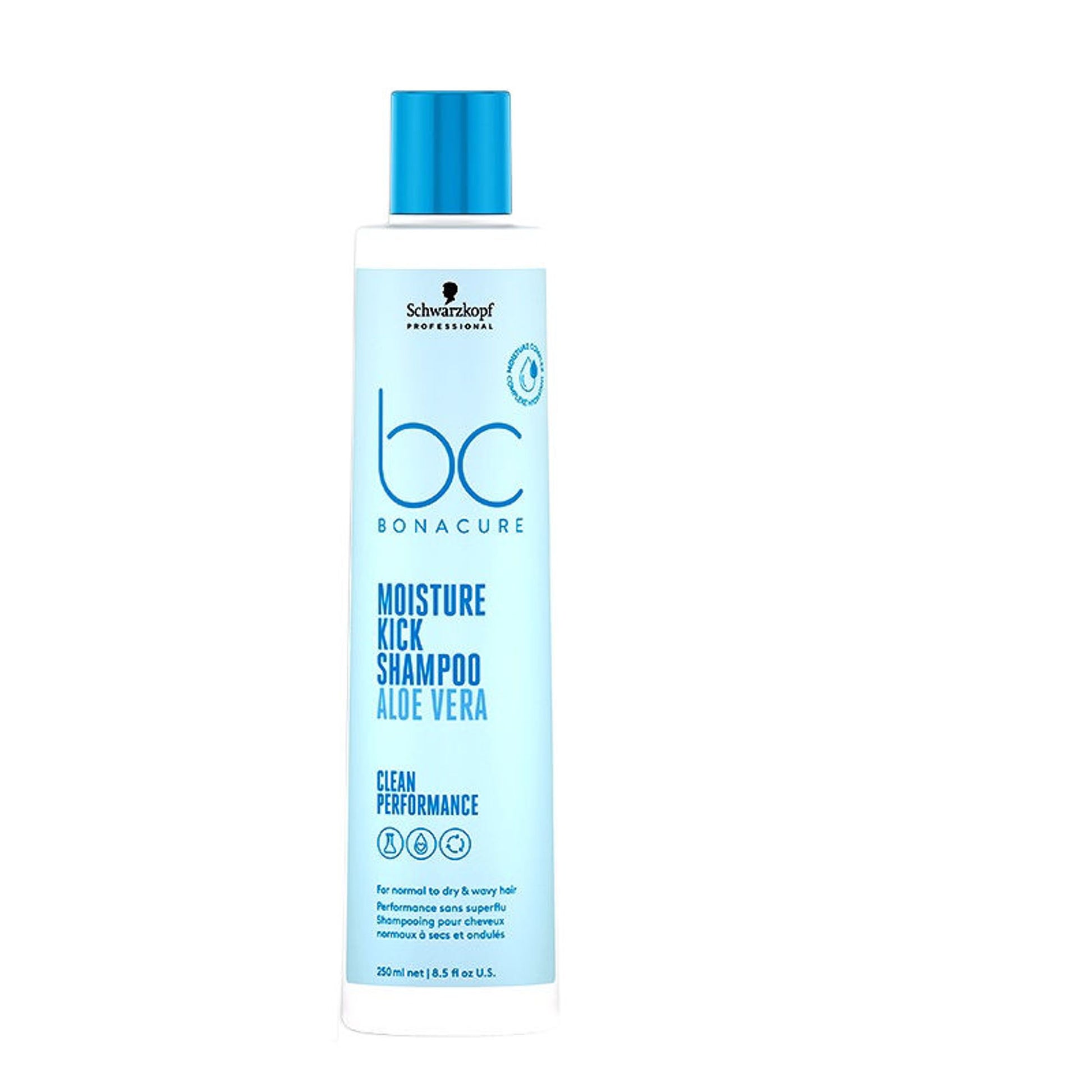 Schwarzkopf Professional Bonacure Moisture Kick Shampoo With Aloe Vera - For Dry Hair