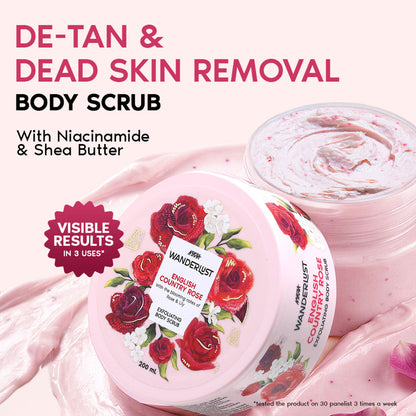 Nykaa Wanderlust Body Scrub - English Country Rose