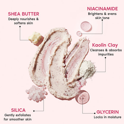 Nykaa Wanderlust Body Scrub - English Country Rose