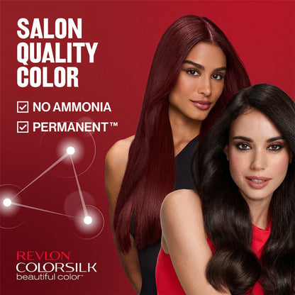 Revlon Colorsilk Hair Color With Keratin - Dark Mahogany Brown 3RB