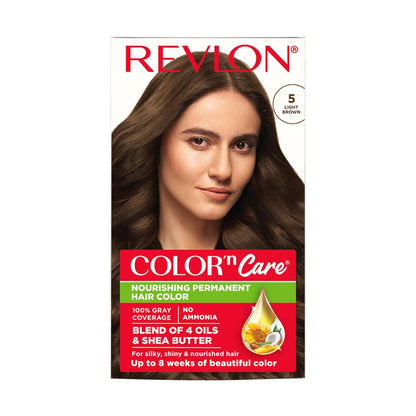 Revlon Color And Care Permanent Hair Color Cream - 5 Light Brown