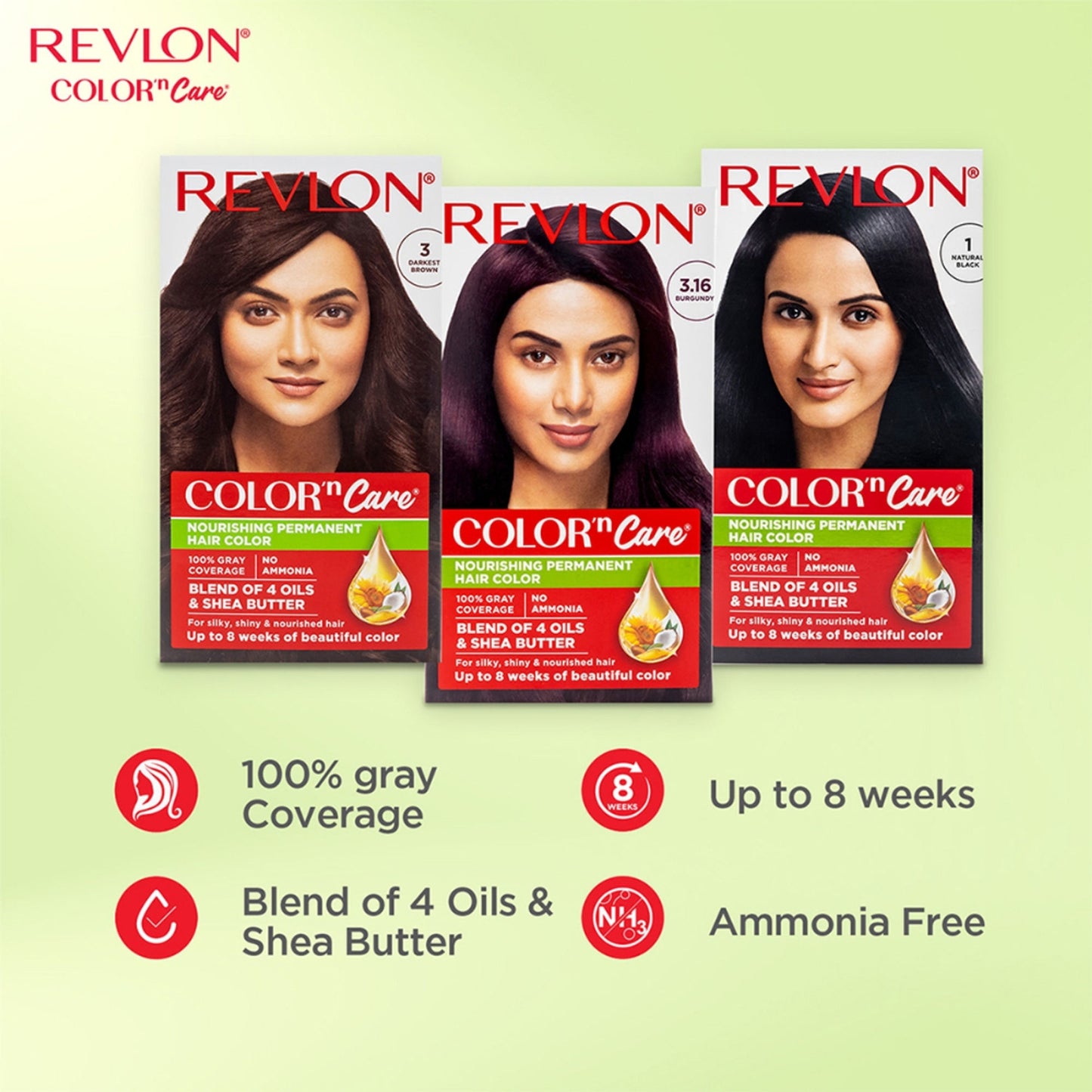 Revlon Color And Care Permanent Hair Color Cream - 5 Light Brown
