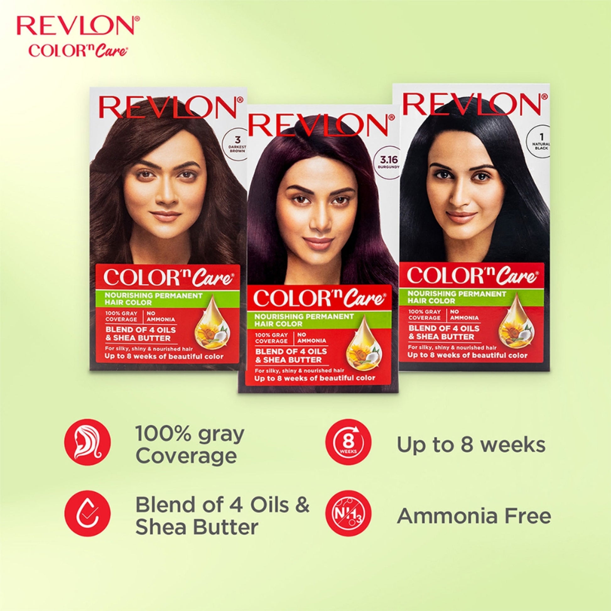Revlon Color And Care Permanent Hair Color Cream - 5 Light Brown