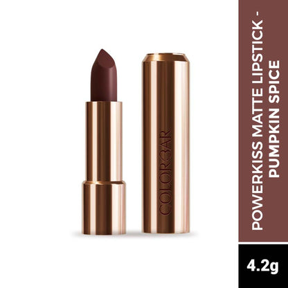 Colorbar Powerkiss Matte Lipstick - Pumpkin Spice
