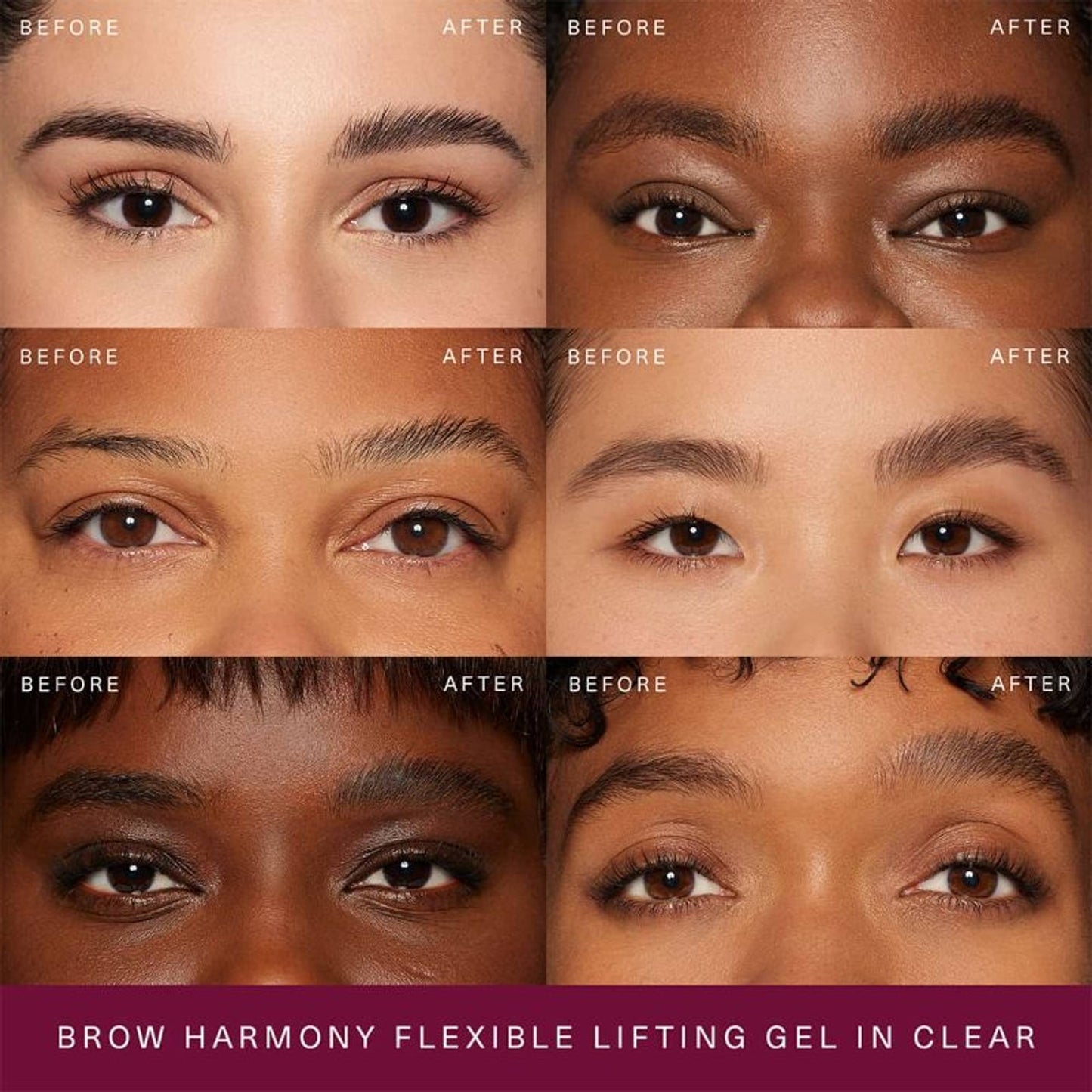Rare Beauty Brow Harmony Tinted Flexible Lifting Gel - Clear