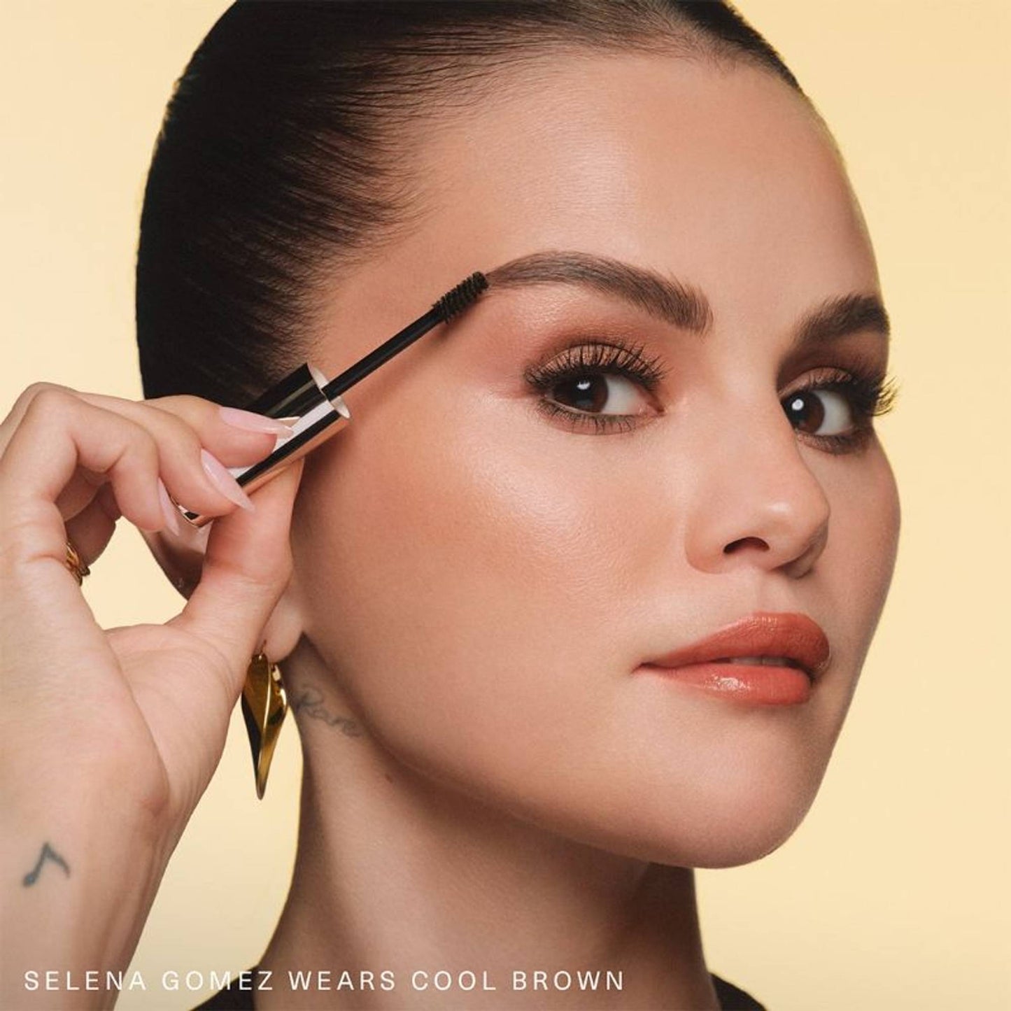 Rare Beauty Brow Harmony Tinted Flexible Lifting Gel - Rich Taupe