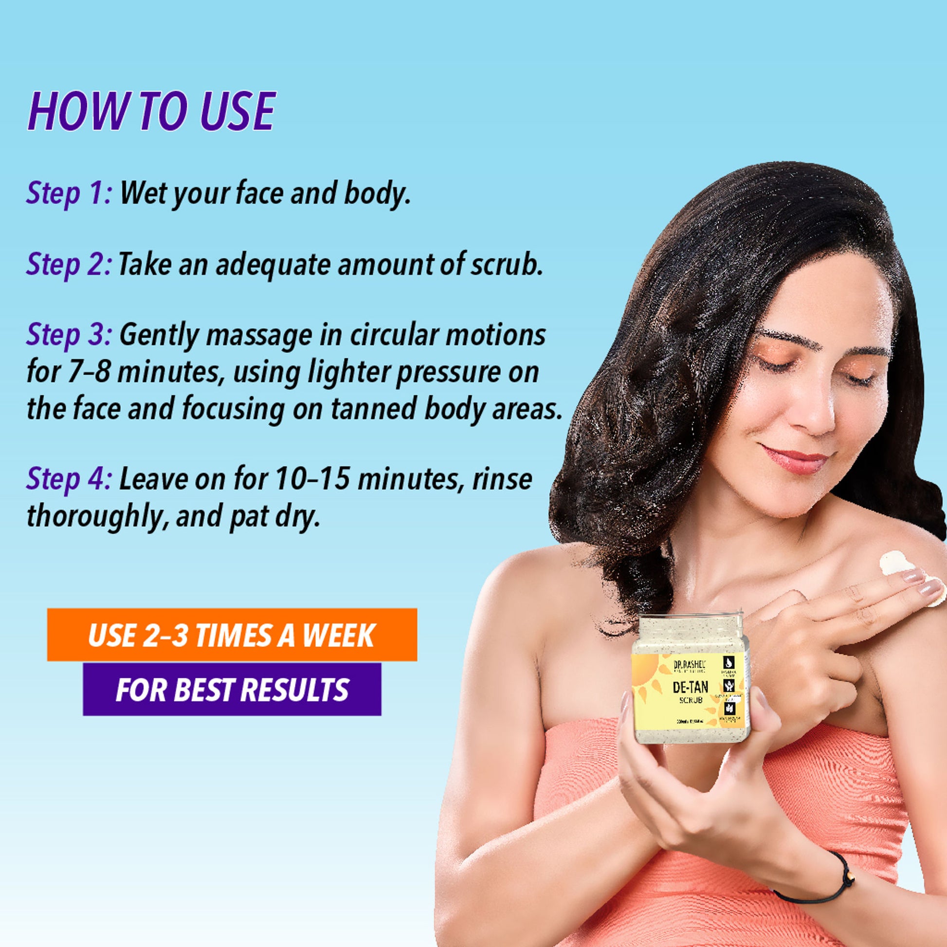 DR. RASHEL De-Tan Face & Body Scrub