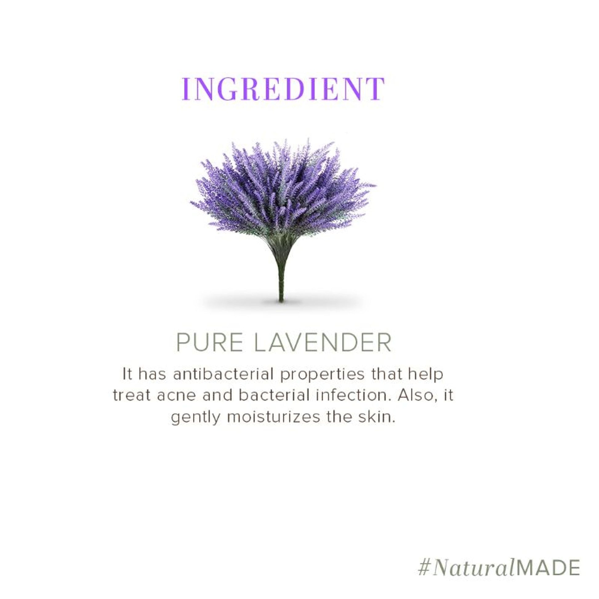 Khadi Natural Pure Lavender Soap Cleanses, Tone & Nourish Skin