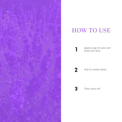 Khadi Natural Pure Lavender Soap Cleanses, Tone & Nourish Skin