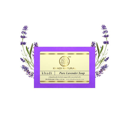 Khadi Natural Pure Lavender Soap Cleanses, Tone & Nourish Skin