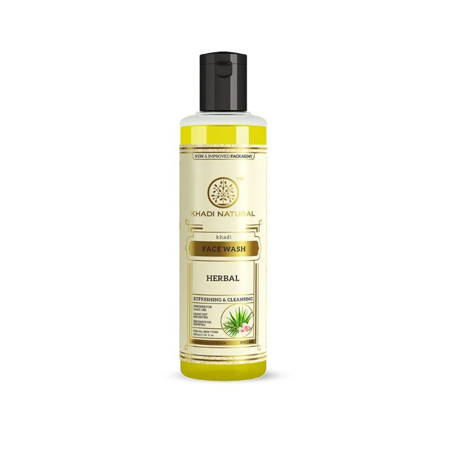 Khadi Natural Herbal Face Wash Removes Excess Oil & Deep Cleanses Skin