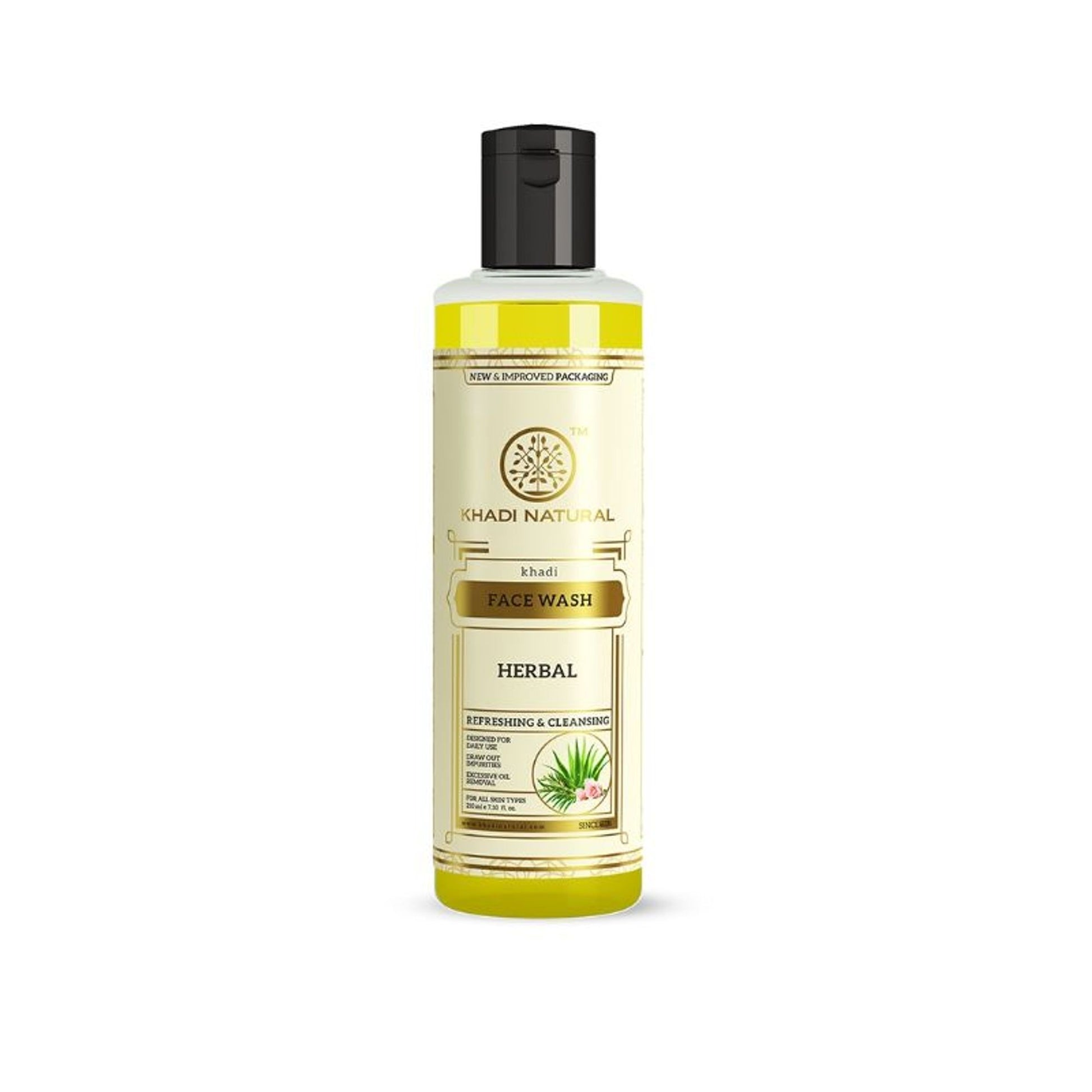 Khadi Natural Herbal Face Wash Removes Excess Oil & Deep Cleanses Skin