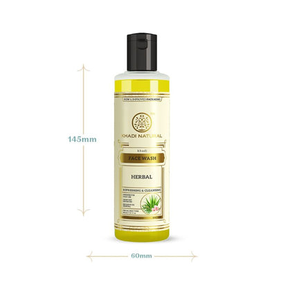 Khadi Natural Herbal Face Wash Removes Excess Oil & Deep Cleanses Skin